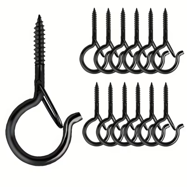 Heavy Duty Q Hooks with Safety Lock 30pcs