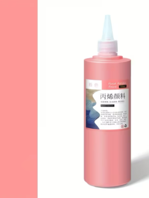 500ml Vibrant Acrylic Paint Bottle Pink