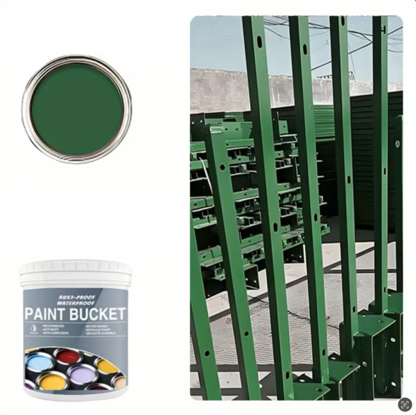 500g Army Green Water Based Rust Proof Metal Paint