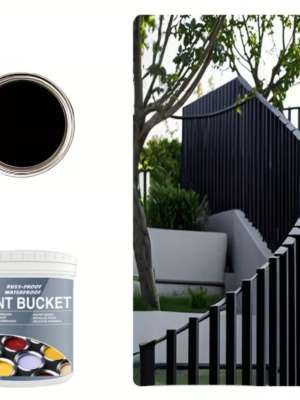 500g Black Water Based Rust Proof Metal Paint