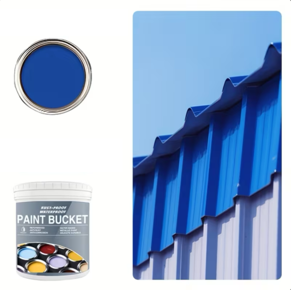 500g Blue Water Based Rust Proof Metal Paint