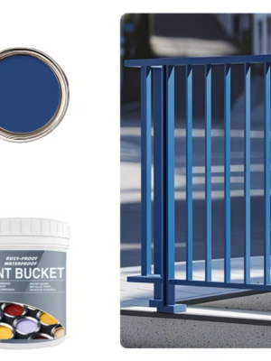 500g Dark Blue Water Based Rust Proof Metal Paint