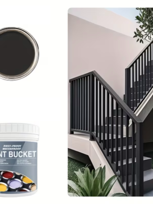 500g Dark Grey Water Based Rust Proof Metal Paint