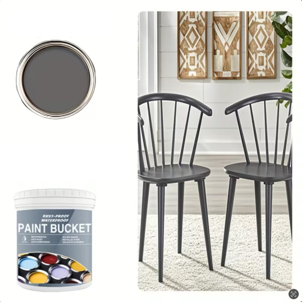 500g Grey Water Based Rust Proof Metal Paint